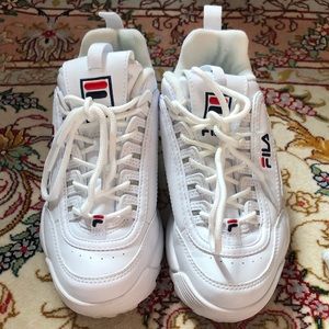 FILA Chunky White Sneakers - Disruptor